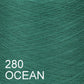 MACHINE KNITTING CONE YARN 50/50 COTTON ACRYLIC 1300 g 280 OCEAN