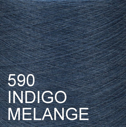 SOLID COLOUR 590 INDIGO MELANGE